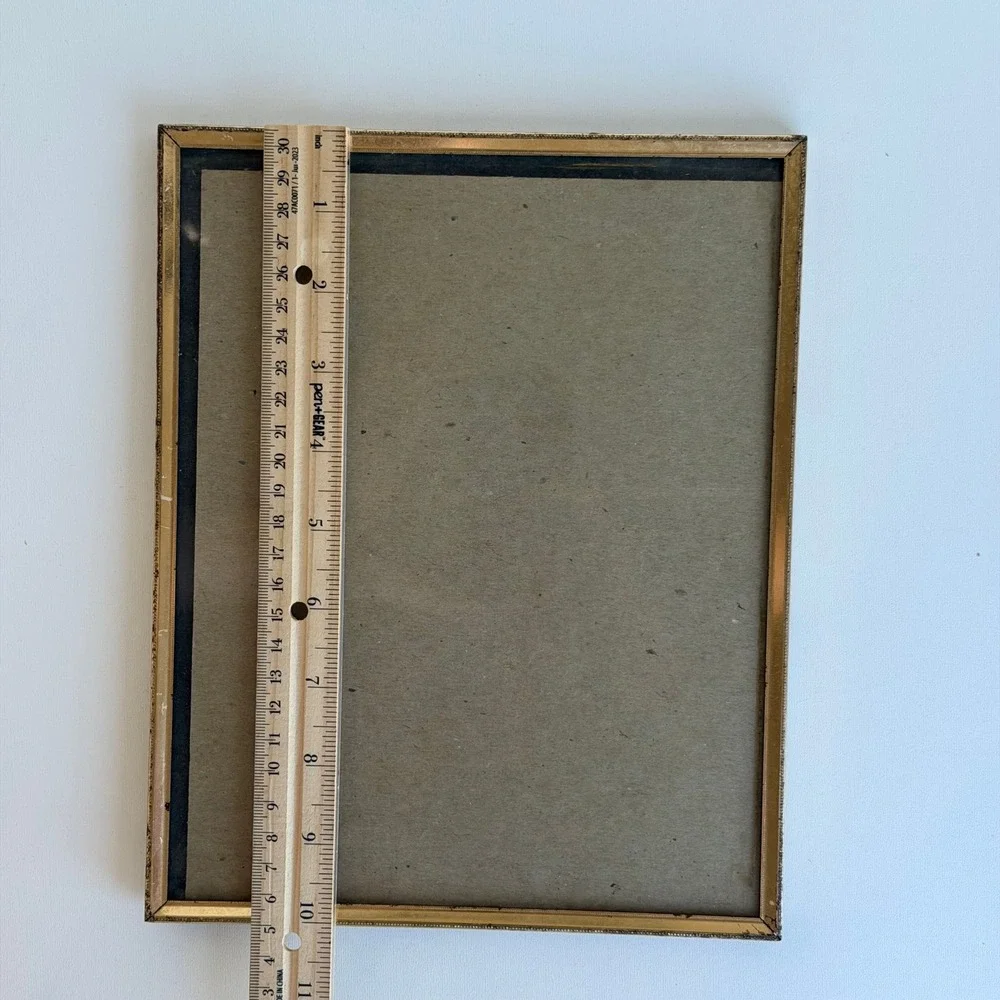 Vintage Picture Frame‎ Unisex 8x10 Gold Traditional Ornate Metal Edge